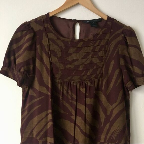 Marc by Marc Jacobs Safari Babydoll Tierd Ruffled Dress - Size 8 - Picture 4 of 8